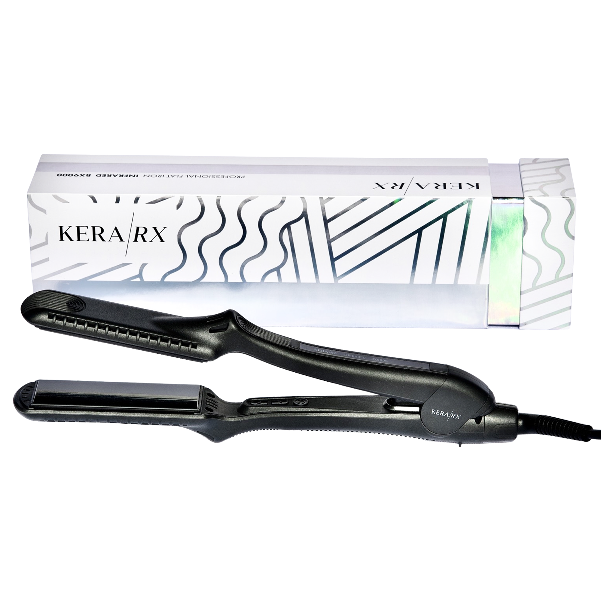 KeraRx Professional Flat Iron | INFRARED RX 9000 | Kera/RX Haircare
